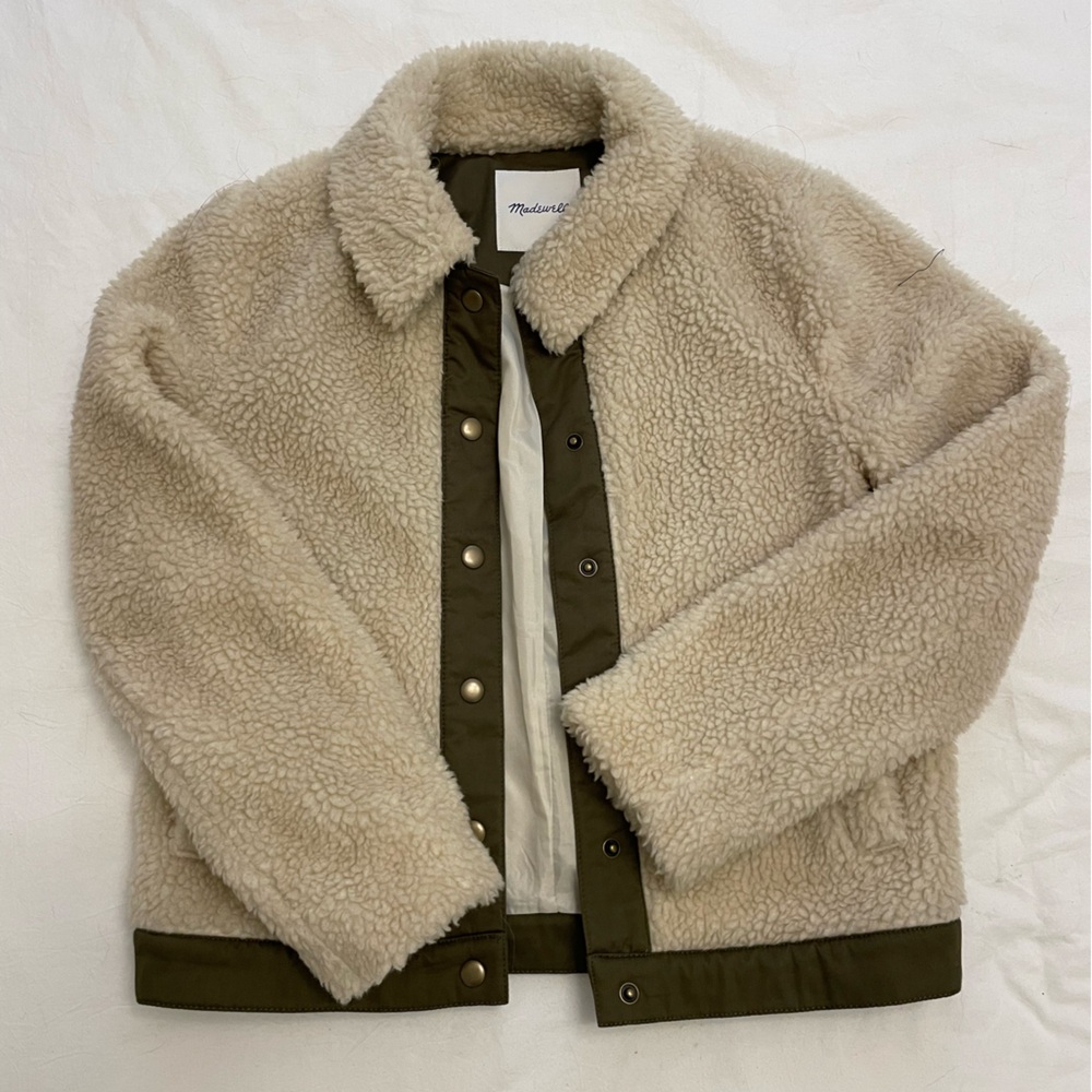 Madewell Sherpa collar Jacket (Size XS)